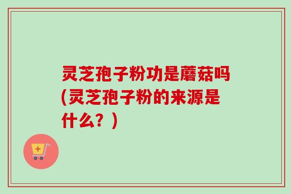 灵芝孢子粉功是蘑菇吗(灵芝孢子粉的来源是什么？)