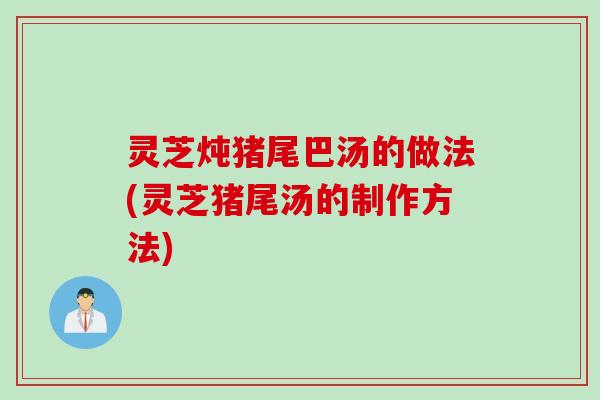 灵芝炖猪尾巴汤的做法(灵芝猪尾汤的制作方法)