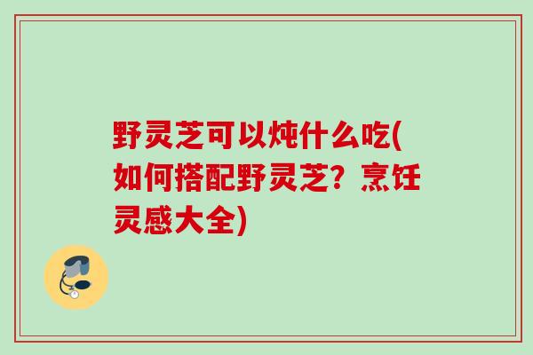 野灵芝可以炖什么吃(如何搭配野灵芝？烹饪灵感大全)