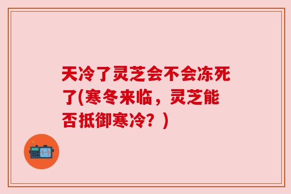 天冷了灵芝会不会冻死了(寒冬来临，灵芝能否抵御寒冷？)