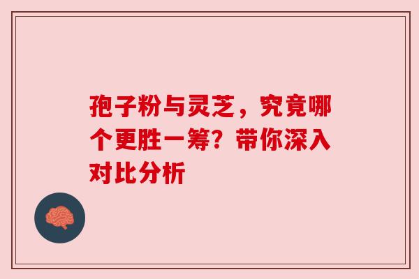 孢子粉与灵芝，究竟哪个更胜一筹？带你深入对比分析